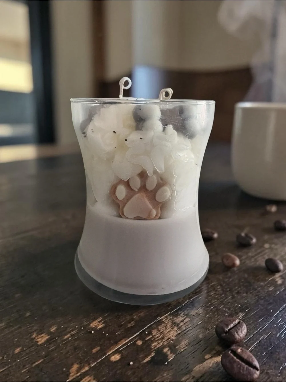 Paws & bones Hazelnut coffee & cinnamon 28oz handmade candle